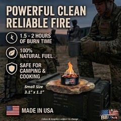 Campfire in a Can – Made in USA – Portable Mini Fire Pit for Marshmallows & S…