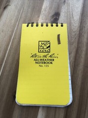 «Rite in the Rain» All-Weather Universal Notebook, Yellow, 3″ x 5″ #135