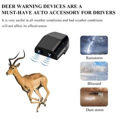 Deer Whistles for Cars, Deer Warning Whistle with Adhesive, Car Collision