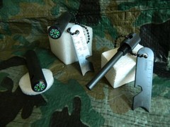 TWO 2.5 EIGHT IN ONE MAGNESIUM FERRO PREMIUM FLINTS W/COMPASS-MORE-NEW-US DEALER