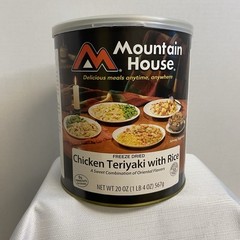 Mountain House Chicken Teriyaki W/ Rice #10 Can Food Storage Freeze Dried