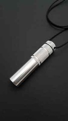 Gear Convoy Matchsafe Watertight Aluminum Capsule Button-Compass Lanyard Satin