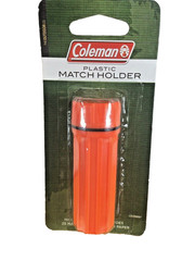 COLEMAN Plastic Match Holder / Matchbox W/ 25 Matches | Orange | 2000015173