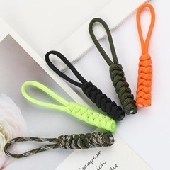 10 Set Paracord Zipper Pull Braided Lanyard Key Chain Backpack Lanyard