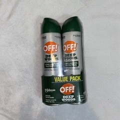 OFF! Deep Woods Insect Repellent V, 9 oz, 2 ct Value Pack