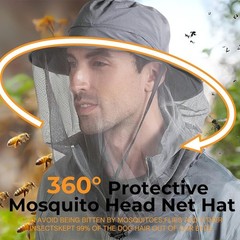 Lightweight Mosquito Net Hat with Neck Flap – Sun Safe & Durable Outdoor Gear