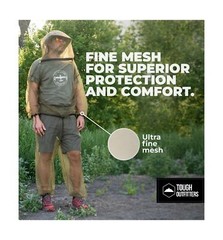 Mosquito Suit – Net Bug Pants & Jacket w/ Hood – Mesh Bug Suit for Outdoor Pr…