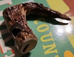 DEER ANTLER WHISTLE*DOG TRAIN*EMERGENCY*COMMUNICATE*PROTECTION*CHEROKEE*HANDMADE