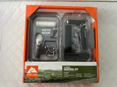 Ozark Trail 16 Piece Survival Kit :Car Camping Hiking Emergency Multitool – New!