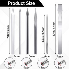 6 Piece Paracord Tool Kit Needles and Lacing Accessories Set