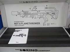 NEW #6505 Elon Musk The Boring Company Not A Flamethrower with Instructions & $5