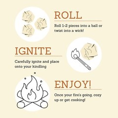 Rekindle Fire Starters Made In The Usa Natural Beeswax Fire Starters For Campfir