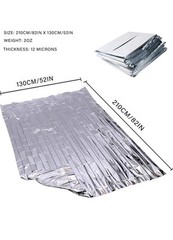 Emergency Mylar Thermal Blankets -Space Blanket 10 pack