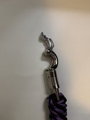 Motorcycle Paracord get-back whip & color matching keychain !