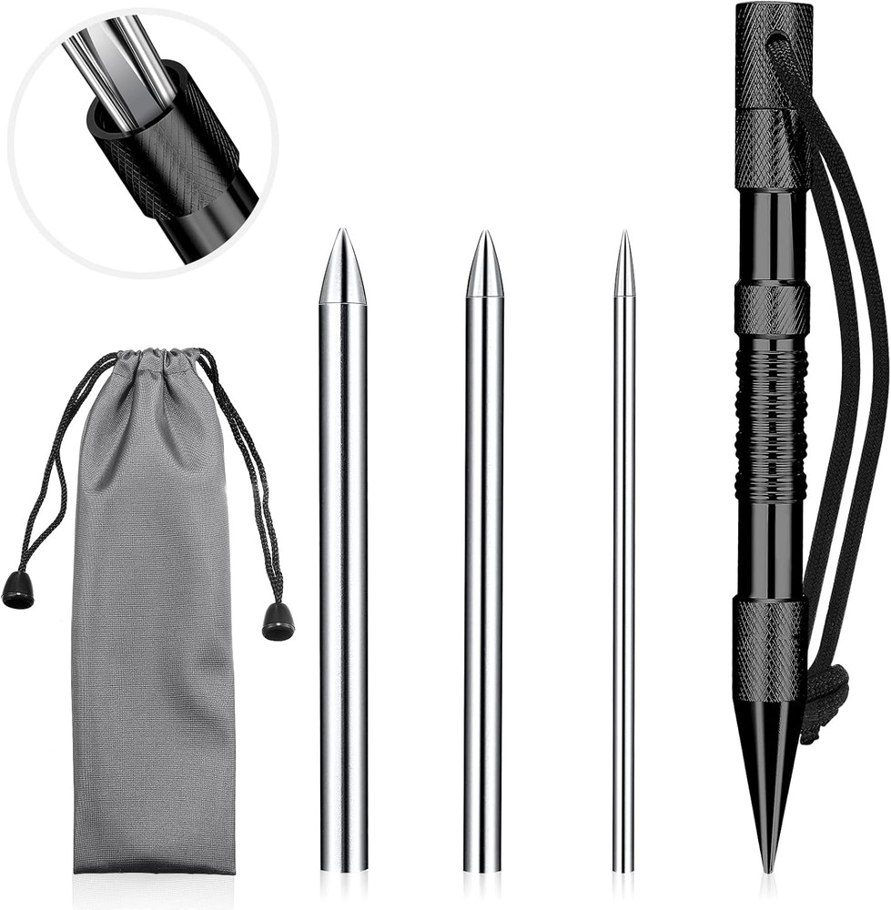 Paracord Knotters Tool Marlin Spike with 3 Pieces Paracord FID Paracord Tools Ma