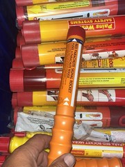 1pc RED PARACHUTE SIGNAL Flares ultra bright Pyro Mg based USCG CERT SOLAS 74/76