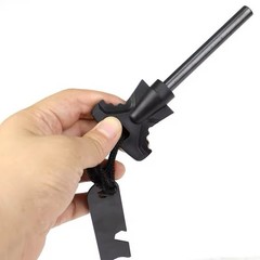 2pc Fire Starter Flint Steel Striker Survival Kit Ferro Rod Camping Outdoor Tool