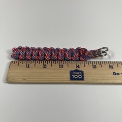 Handmade Braided Paracord Keychain Multicolor