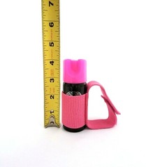 2 Police Magnum pepper spray 2 ounce Pink Jogger Runner Strap Defense Security