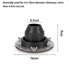 For Bell Tent Or Yurt For Frontier Outbacker Stove Tent Flue Flashing Kit