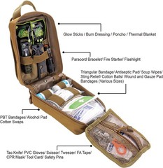 EVERLIT 250-Pc Survival First Aid Kit, IFAK Emergency Gear for Outdoor