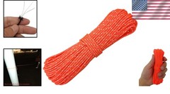 65ft Ultralight 2mm Reflective Camping Cord – Perfect for Tarp & Tent Setup