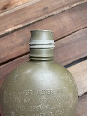 USGI US MILITARY SURPLUS 1 QUART WATER CANTEEN AND COVER – ARMY OD GREEN NICE