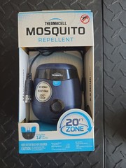 Thermacell Rechargeable Mosquito Repeller 20 Ft Zone w/12 hr Refill NIB