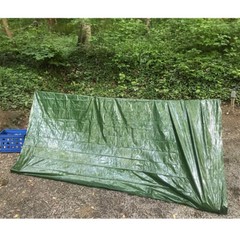 2 Person Emergency Life Tent Outdoor Survival Shelter Tube Tent Blanket Rope