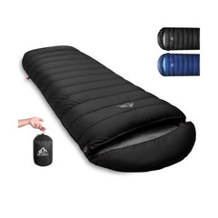 Down Sleeping Bag for Adults. 680FP Ultralight Portable, Backpacking Sleeping…