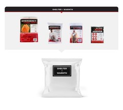 4 Person Comfort Survival Kit, Bucket and Lid