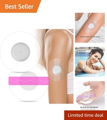 Breathable 60-Pack Libre 2 Sensor Covers – No Glue Center for Ultimate Comfort