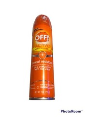 OFF! ACTIVE Insect Repellent Sweat Resistant Aerosol Spray Can, 9 oz.