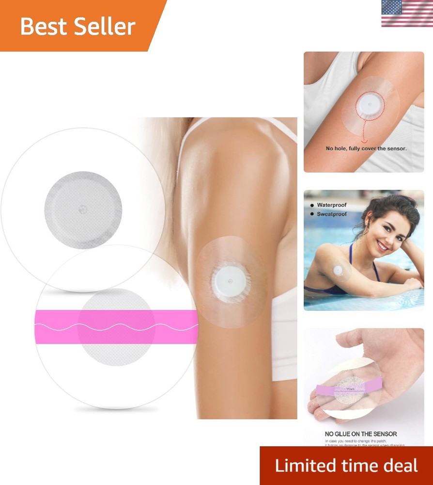Latex-Free 60 Pack Libre 2 Sensor Covers – Comfortable & Breathable Stickers