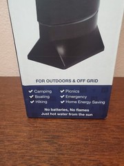 4Patriots Sun Kettle Solar Water Heater Boil Water Off Grid Camping NEW OPEN BOX