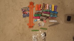 paracord bracelet making kit, multiple colors, booklet, beads of the alphabet