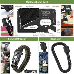 Emergency Survival Kit, 22 In 1 Professional Survival Gear Equipment T