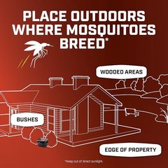 Mosquito Station Kills Prevents Controls Adults & Larvae Silent Easy-to-Use NEW