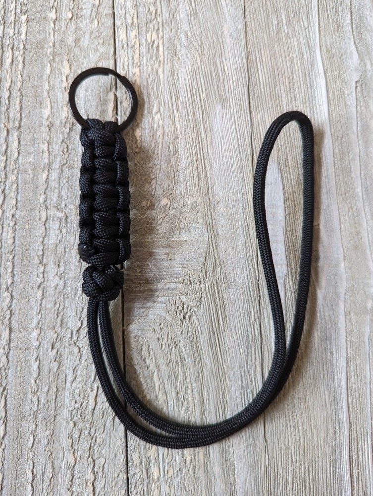 Paracord Adjustable Wrist Lanyard /w Keyring – CS