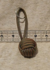 1″ Decorative Nautical Ball Monkeys Fist 5″ Long Color Changing 550 Paracord