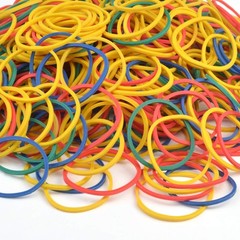 Nydotd 1000pcs Rubber Bands, Small Colorful Money Bands Multicolor