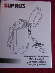 Suprus *Waterproof / Windproof *Heavy Duty Lighter *LED + Whistle/ Free Shipping