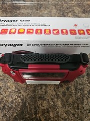 Red Kaito KA500 Voyager Solar Crank Battery Survival Radio AM FM Shortwave NEW