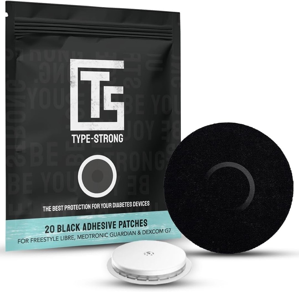 Freestyle Libre 3 Sensor Covers Waterproof for Sensitive Standard Size, Black