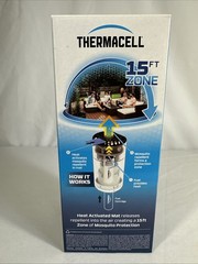 Thermacell Mosquito Repellent 15 Foot Zone No Spray or Scent Patio Shield GREEN