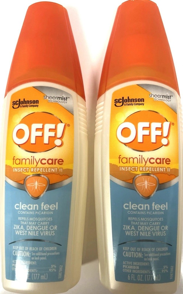 2 Off Family Care Insect Repellent Clean Feel 6oz Free Quick Shipping