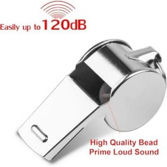 24-Pack Stainless Steel Whistles with Lanyards – Loud, Clear Sound for Coaches,