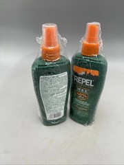 2 Pack Repel-Insect Repellent-Sportsmen Max Formula 40ET-6oz Pump Spray