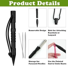 Adjustable Paracord Bracelet Kit with Stainless Steel Jig – Army Green