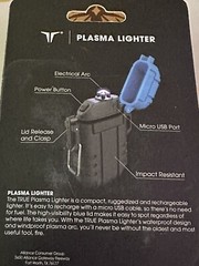 New TRUE Utility Plasma Arc Rechargeable Lighter Flameless Windproof